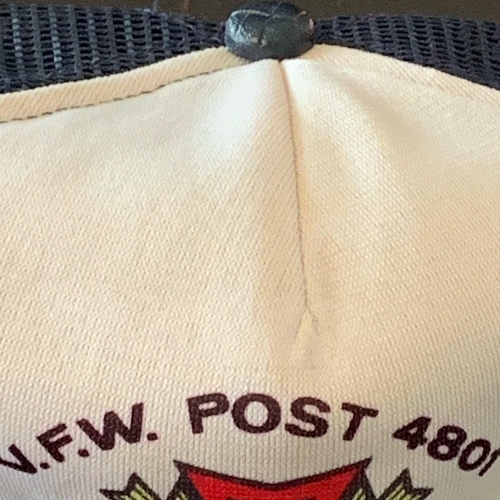 Vintage VFW Post 4801 Pinedale Wyoming Snapback Trucker Hat Baseball Cap Lid